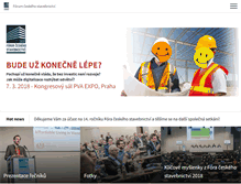 Tablet Screenshot of construction21.cz